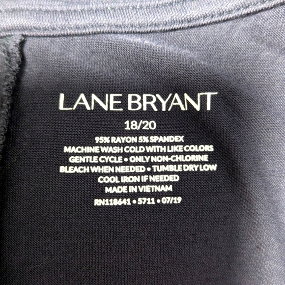 Lane Bryant Navy Swing Top 18/20 - Picture 3 of 3
